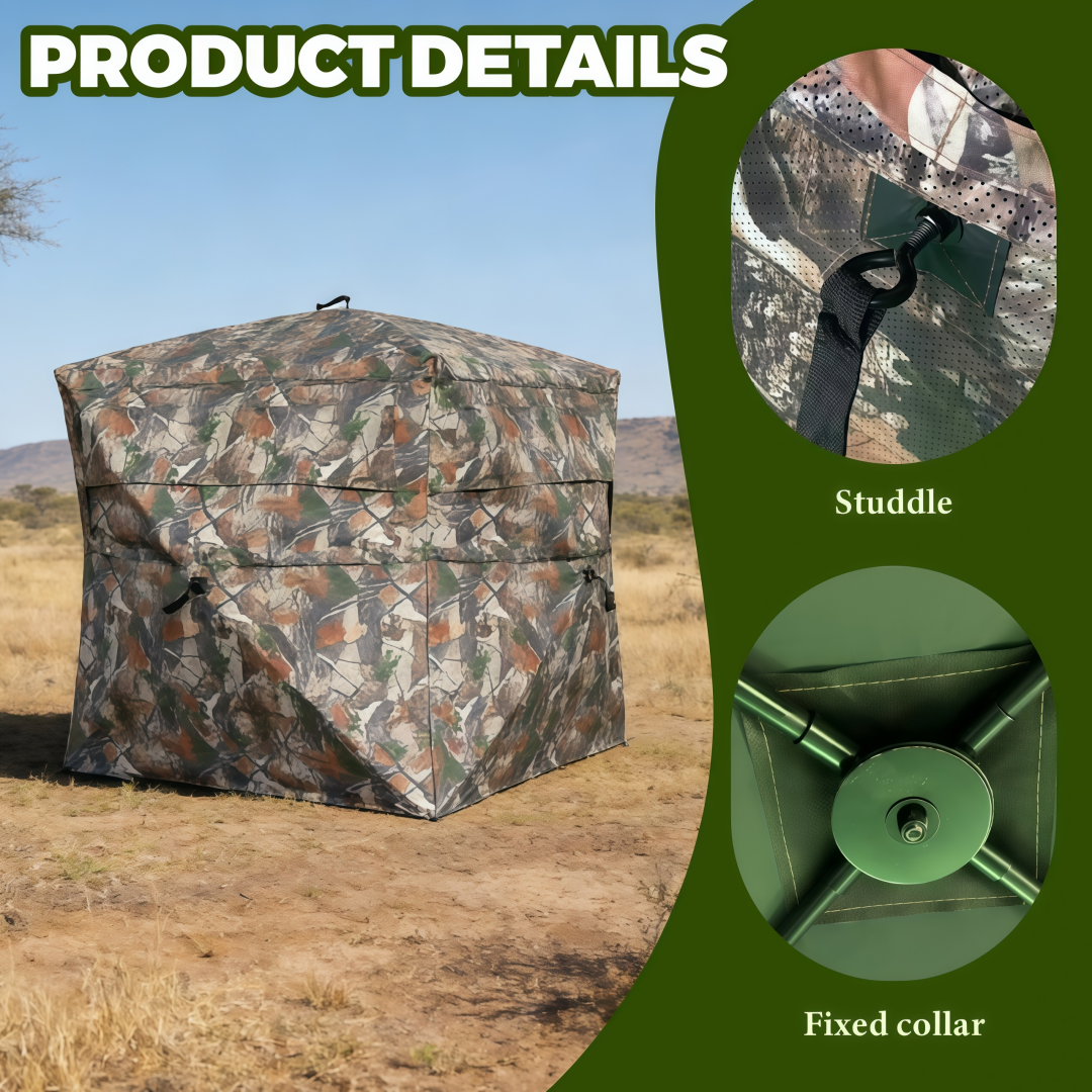 Camouflage Pop-Up Hunting Blin - Hunting & Outdoor Supplies Carterton Reviews บทวิจารณ์และราคา