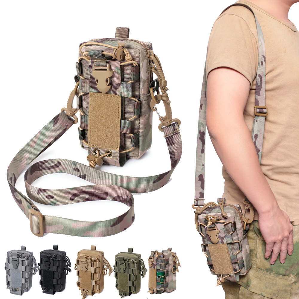 Molle Tactical Pouch Phone Hol - Outdoor Hunting Belt บทวิจารณ์และราคา