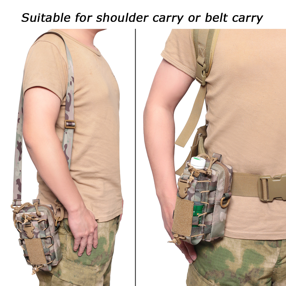 Molle Tactical Pouch Phone Hol - Outdoor Hunting Belt บทวิจารณ์และราคา