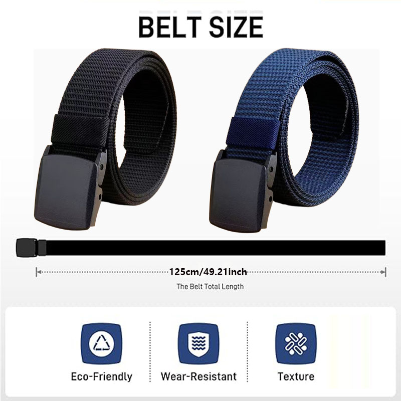 Men's Tactical Belt Nylon Canv - Outdoor Hunting Trousers บทวิจารณ์และราคา