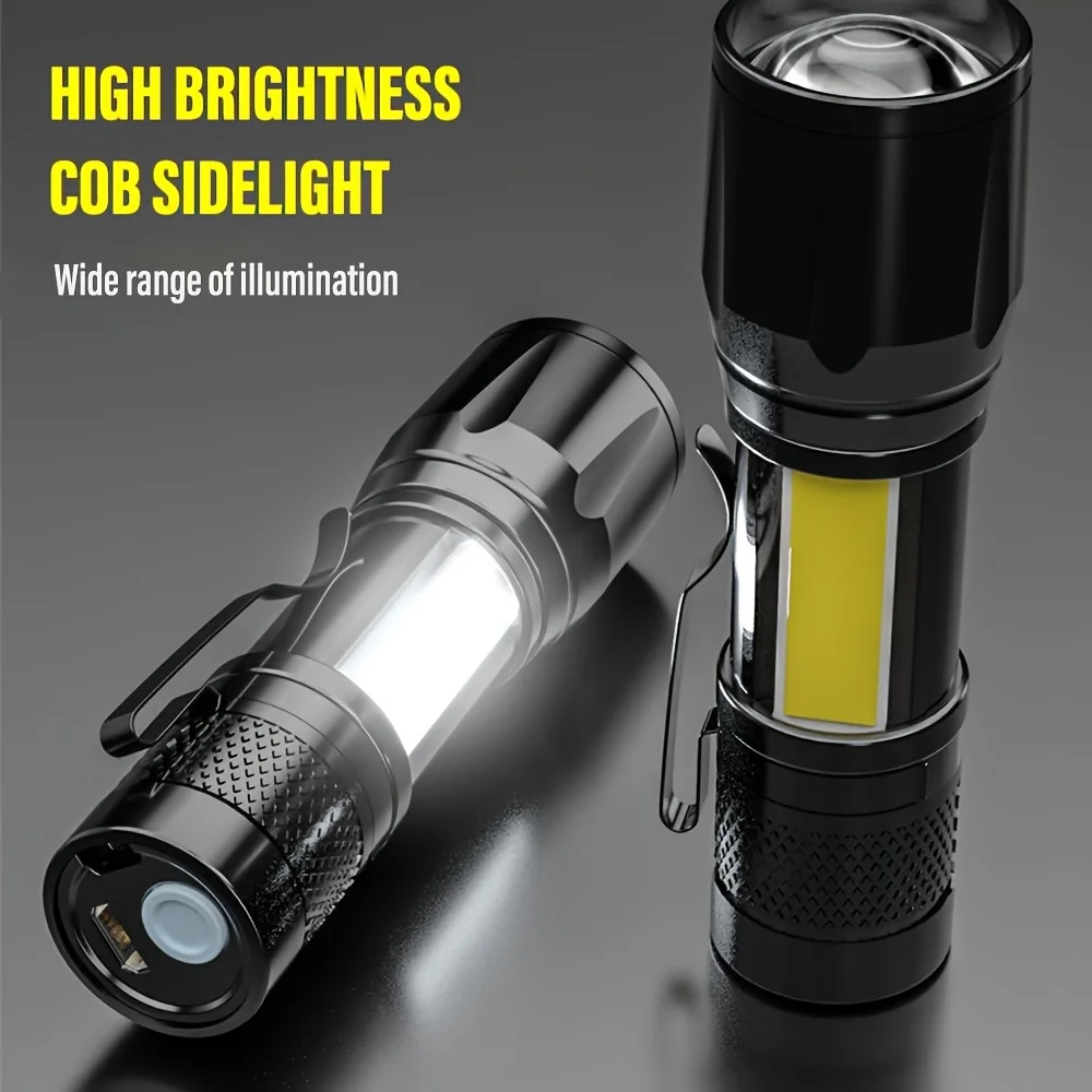 Portable COB+LED Camping Light - Tactical Flashlight Rechargeable บทวิจารณ์และราคา