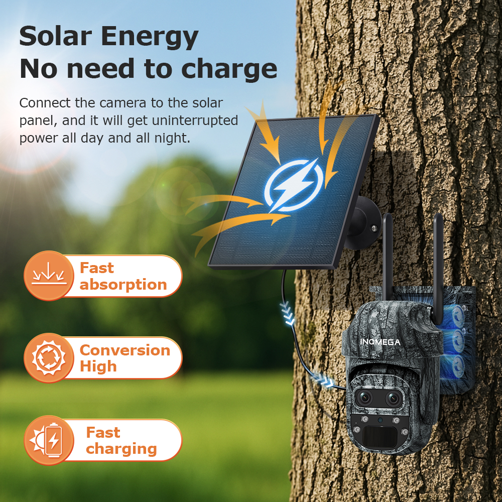 4K 8MP 4G SIM WIFI Solar Power - Outdoor Hunting Camera Wifi บทวิจารณ์และราคา