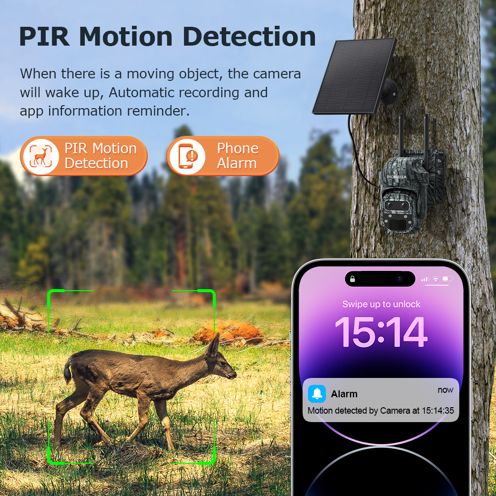 4K 8MP 4G SIM WIFI Solar Power - Outdoor Hunting Camera Wifi บทวิจารณ์และราคา