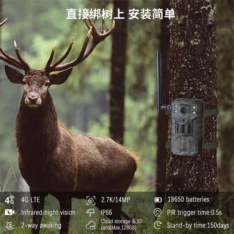 4G LTE Solar Hunting Trail Cam - Outdoor Hunting Camera Wifi บทวิจารณ์และราคา