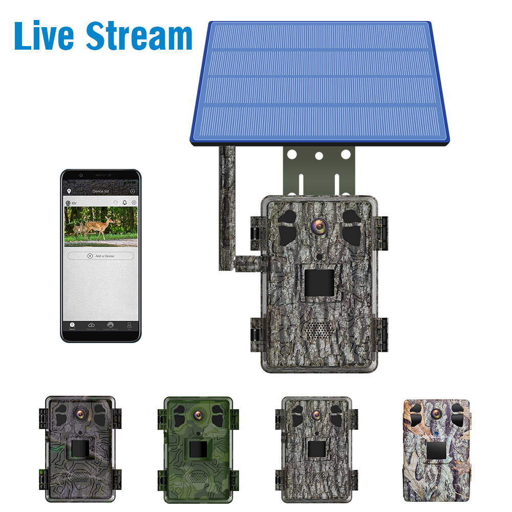 4G LTE Solar Hunting Trail Cam - Outdoor Hunting Camera Wifi บทวิจารณ์และราคา