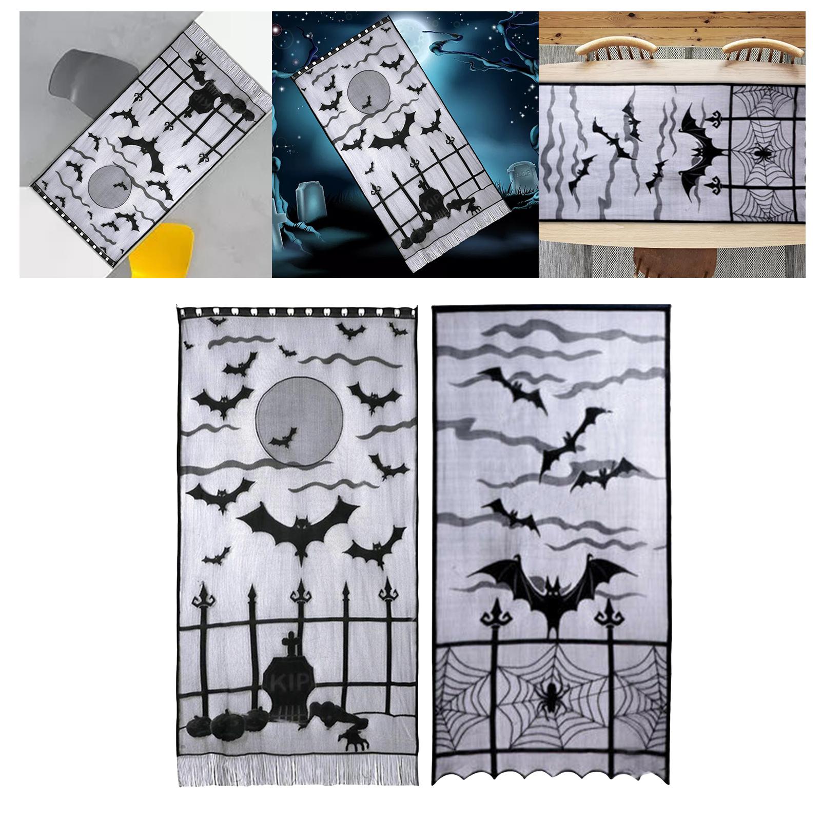 Halloween Door Curtain Spooky  - Outdoor Hunting House บทวิจารณ์และราคา