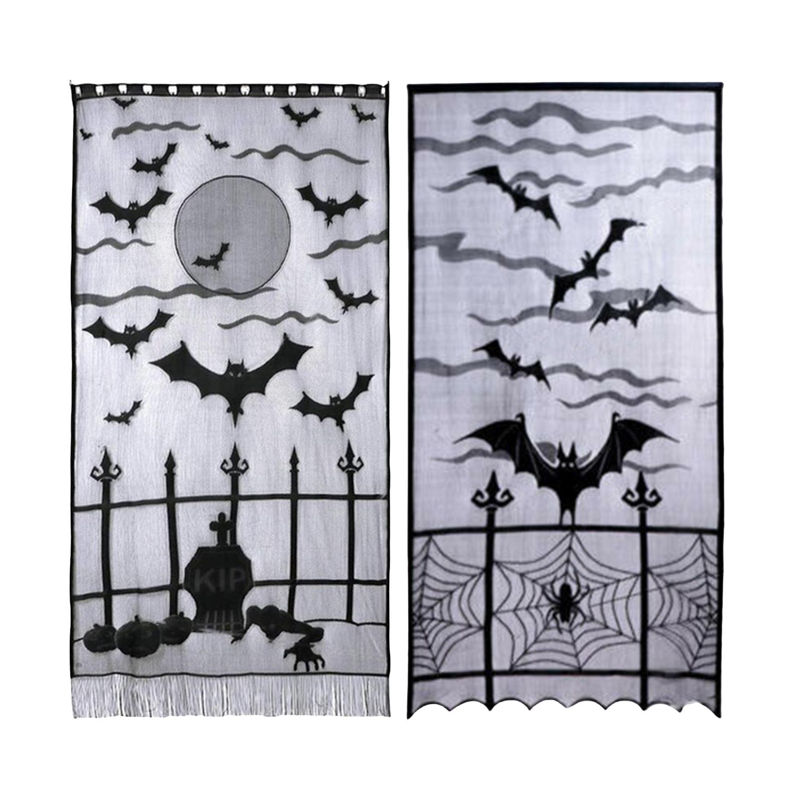 Halloween Door Curtain Spooky  - Outdoor Hunting House บทวิจารณ์และราคา