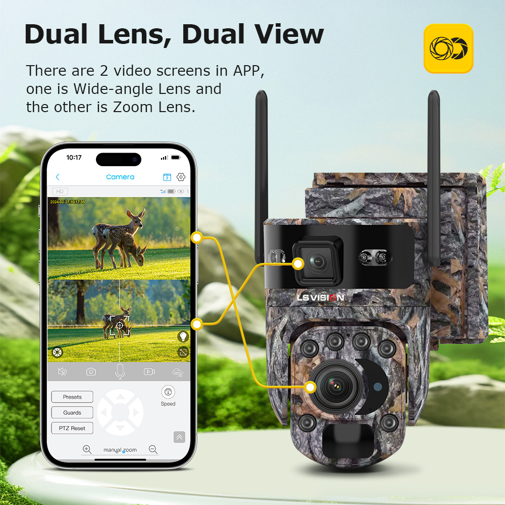 LS VISION 60X Zoom Trail Camer - Outdoor Hunting Camera Wifi บทวิจารณ์และราคา
