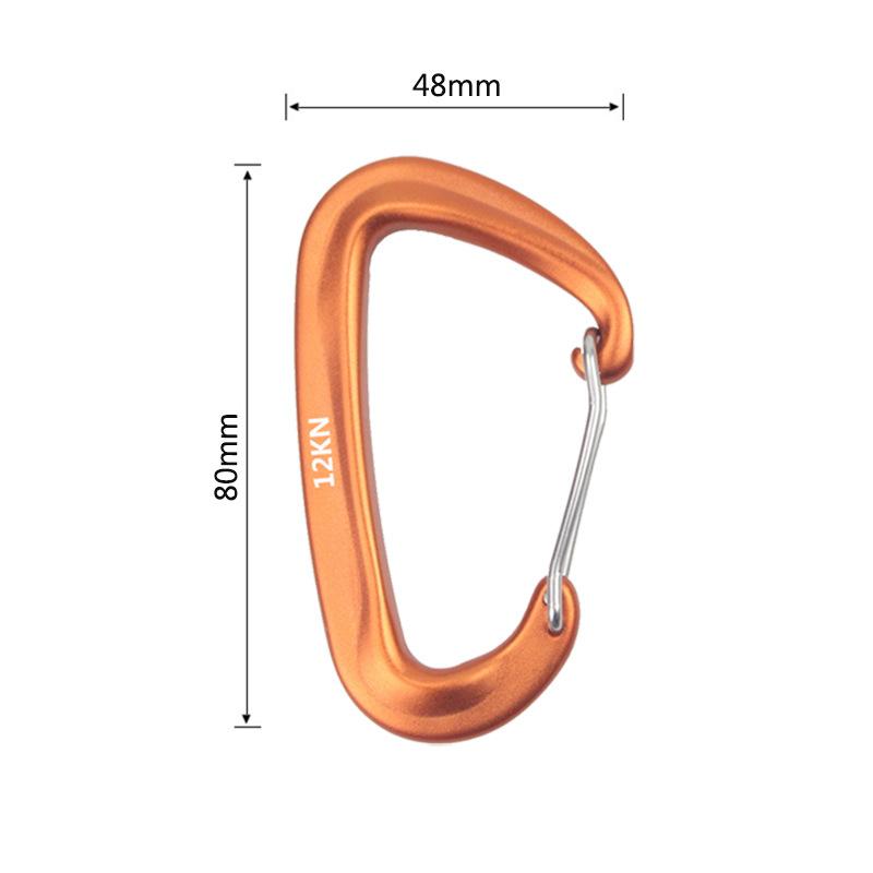 Heavy Duty Carabiner Clip 12kN - Outdoor Hunting Belt บทวิจารณ์และราคา