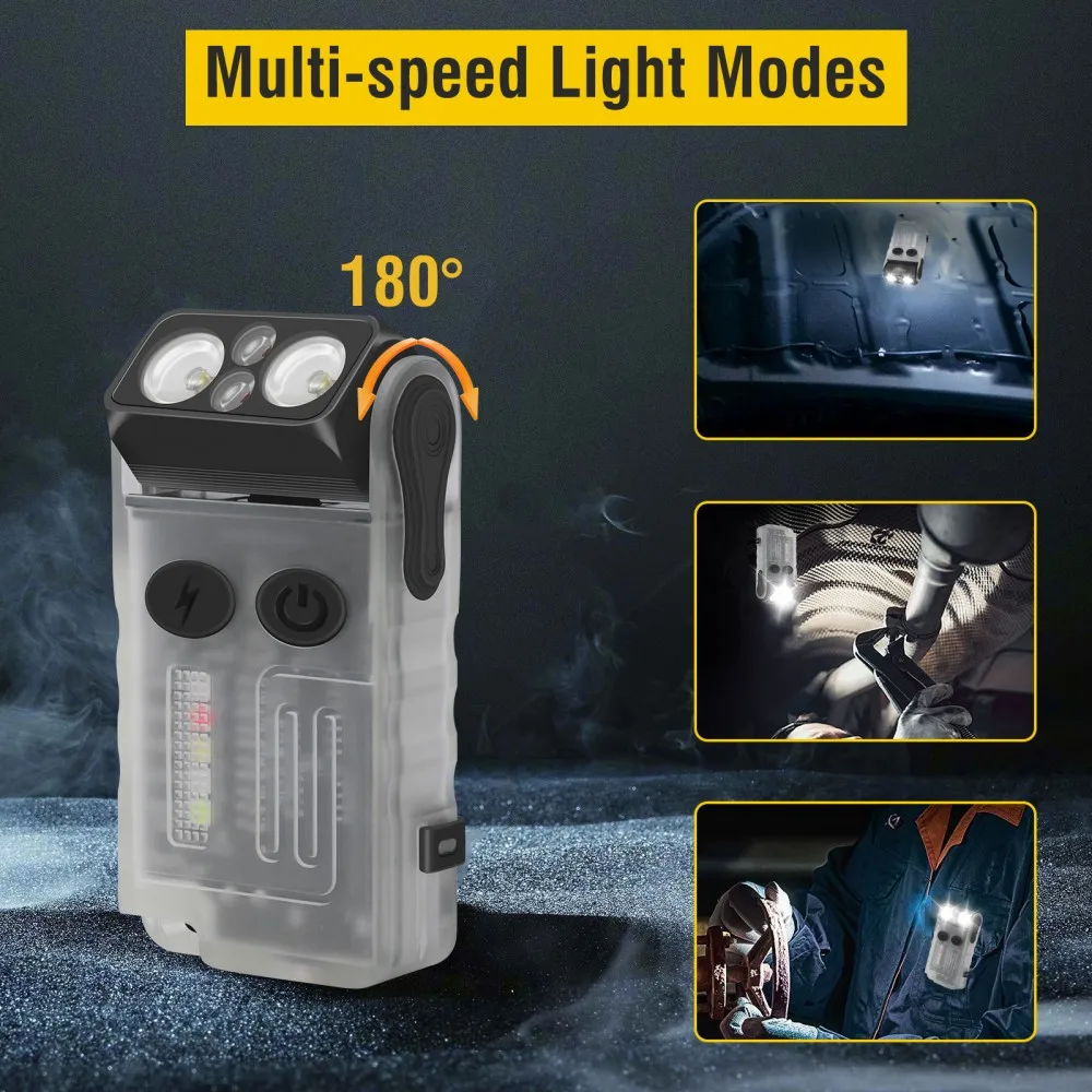 BORUiT V20 Buzzer EDC LED Keyc - Outdoor Hunting Lights บทวิจารณ์และราคา