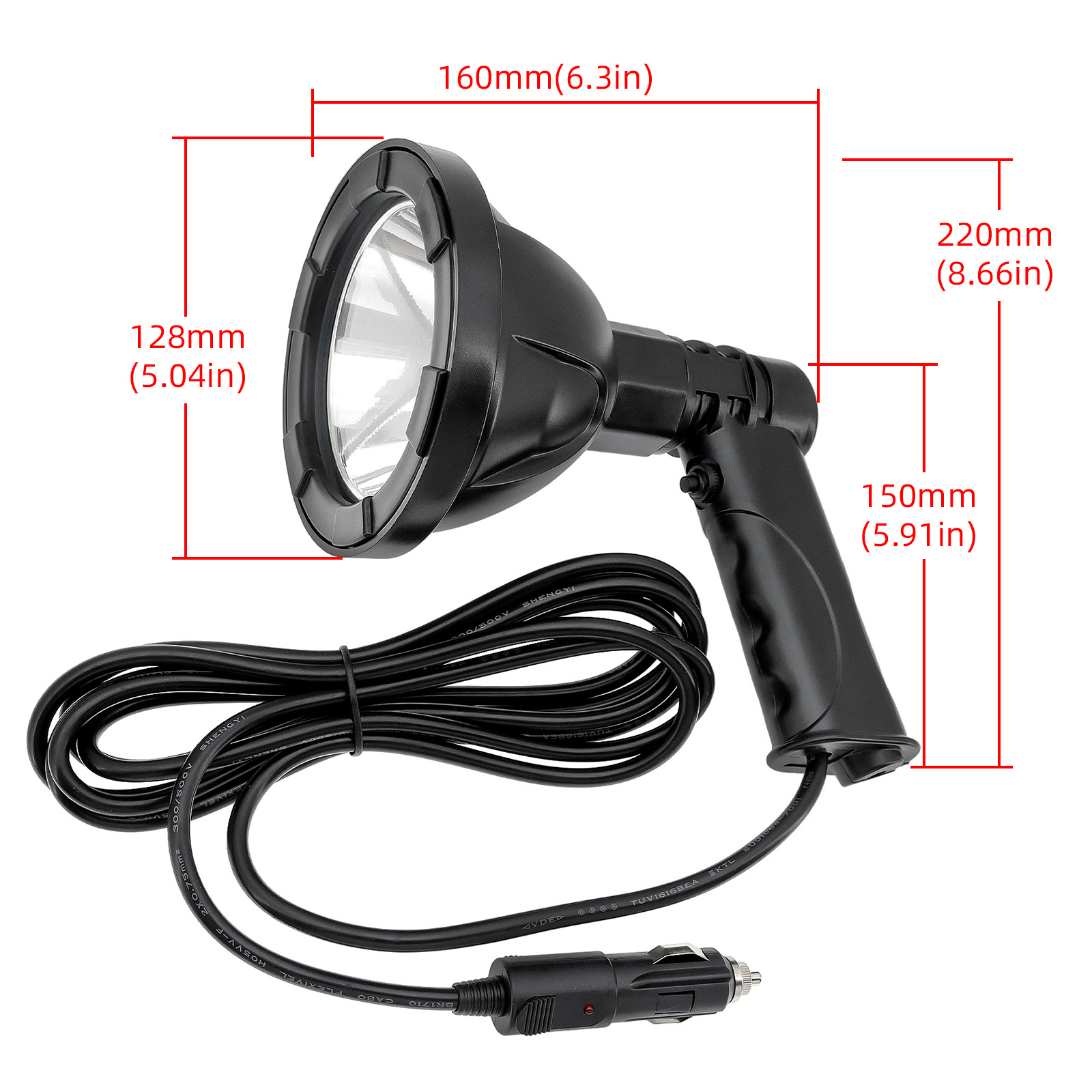 100W 4inch High Power Handheld - Outdoor Hunting Lights บทวิจารณ์และราคา