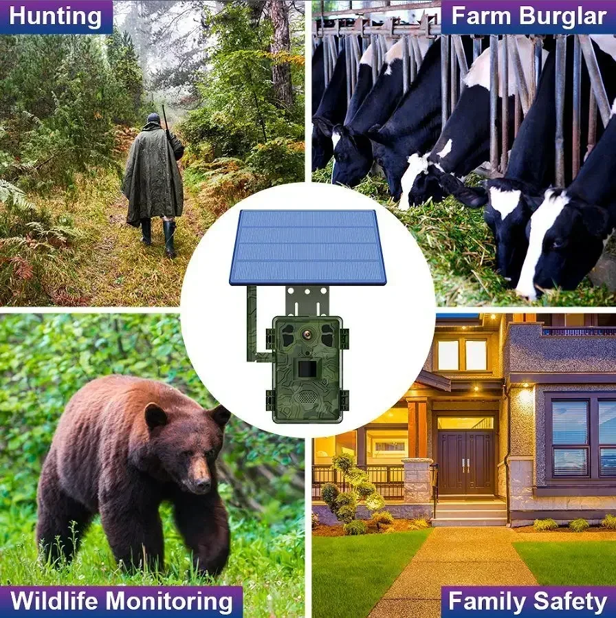 Solar Hunting Camera Mobile Re - Outdoor Hunting Videos บทวิจารณ์และราคา
