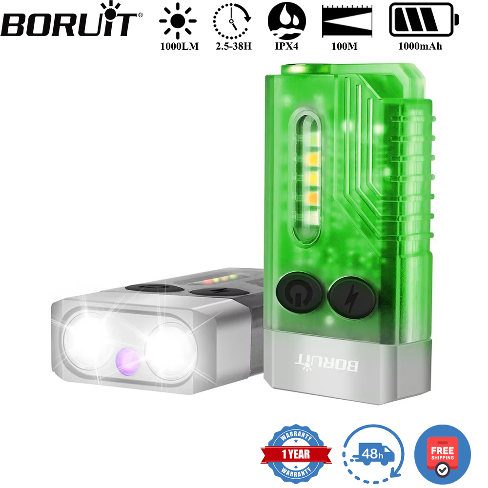 BORUiT V10 Keychain UV LED EDC - Outdoor Hunting Lights บทวิจารณ์และราคา