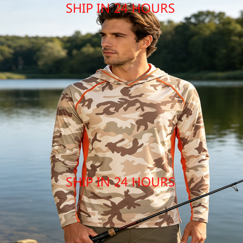 2026 Men's Long Sleeve Fishing - Outdoor Hunting Hoodie บทวิจารณ์และราคา