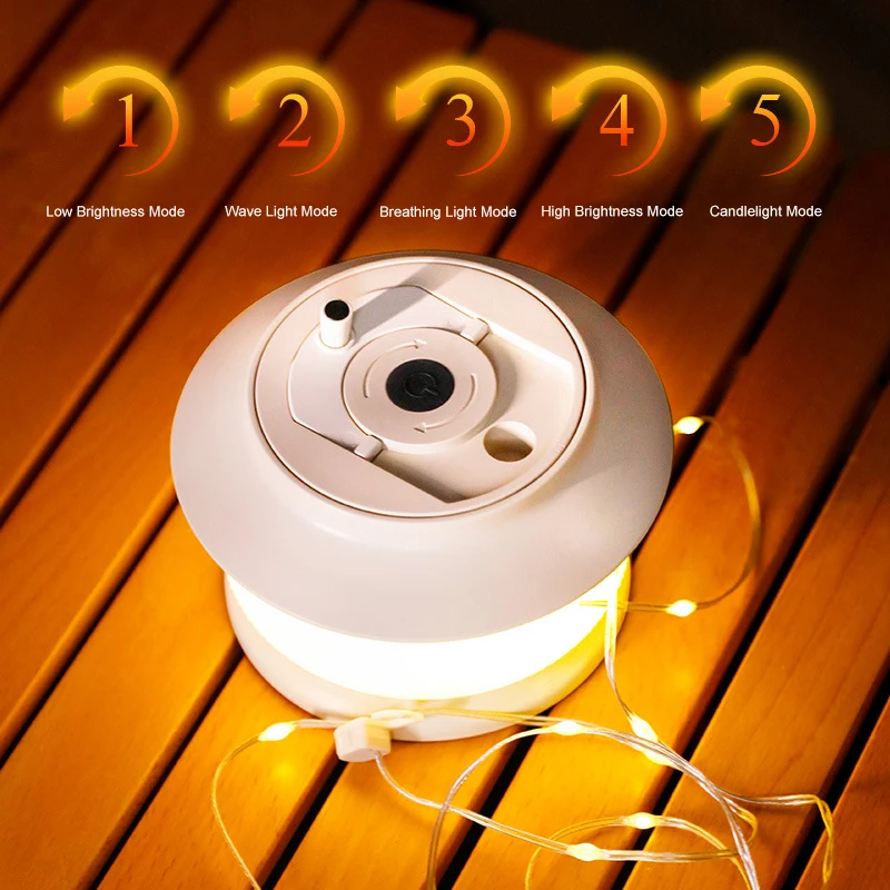 USB Rechargeable Camping Lamp  - Outdoor Hunting Bike บทวิจารณ์และราคา