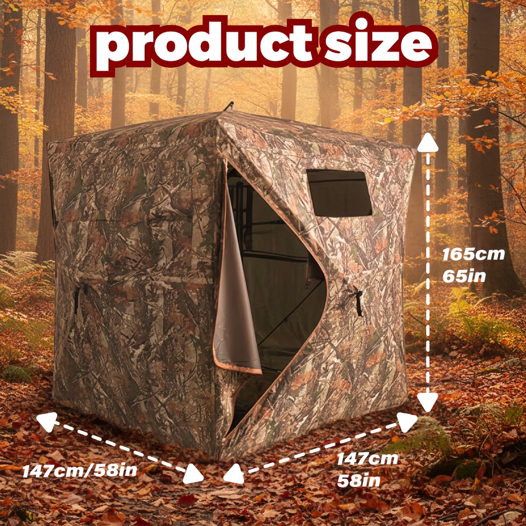 Camouflage Pop-Up Hunting Blin - Hunting & Outdoor Supplies Carterton Reviews บทวิจารณ์และราคา