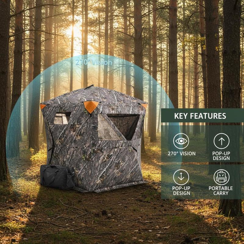 Ground Hunting Tent 60x60x66 I - Hunting & Outdoor Supplies Carterton Reviews บทวิจารณ์และราคา