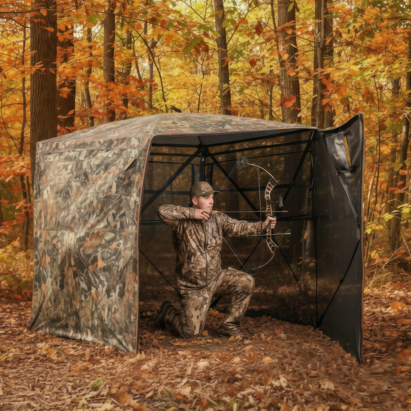 Camouflage Pop-Up Hunting Blin - Hunting & Outdoor Supplies Carterton Reviews บทวิจารณ์และราคา