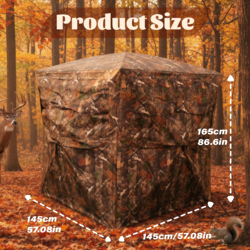 Camouflage Pop-Up Hunting Blin - Hunting & Outdoor Supplies Carterton Reviews บทวิจารณ์และราคา