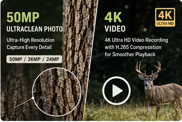 Solar Wildlife 50MP 4K Video T - Outdoor Hunting Videos บทวิจารณ์และราคา