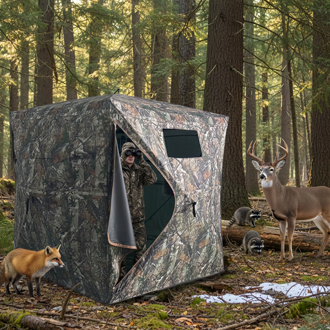 Camouflage Pop-Up Hunting Blin - Hunting & Outdoor Supplies Carterton Reviews บทวิจารณ์และราคา