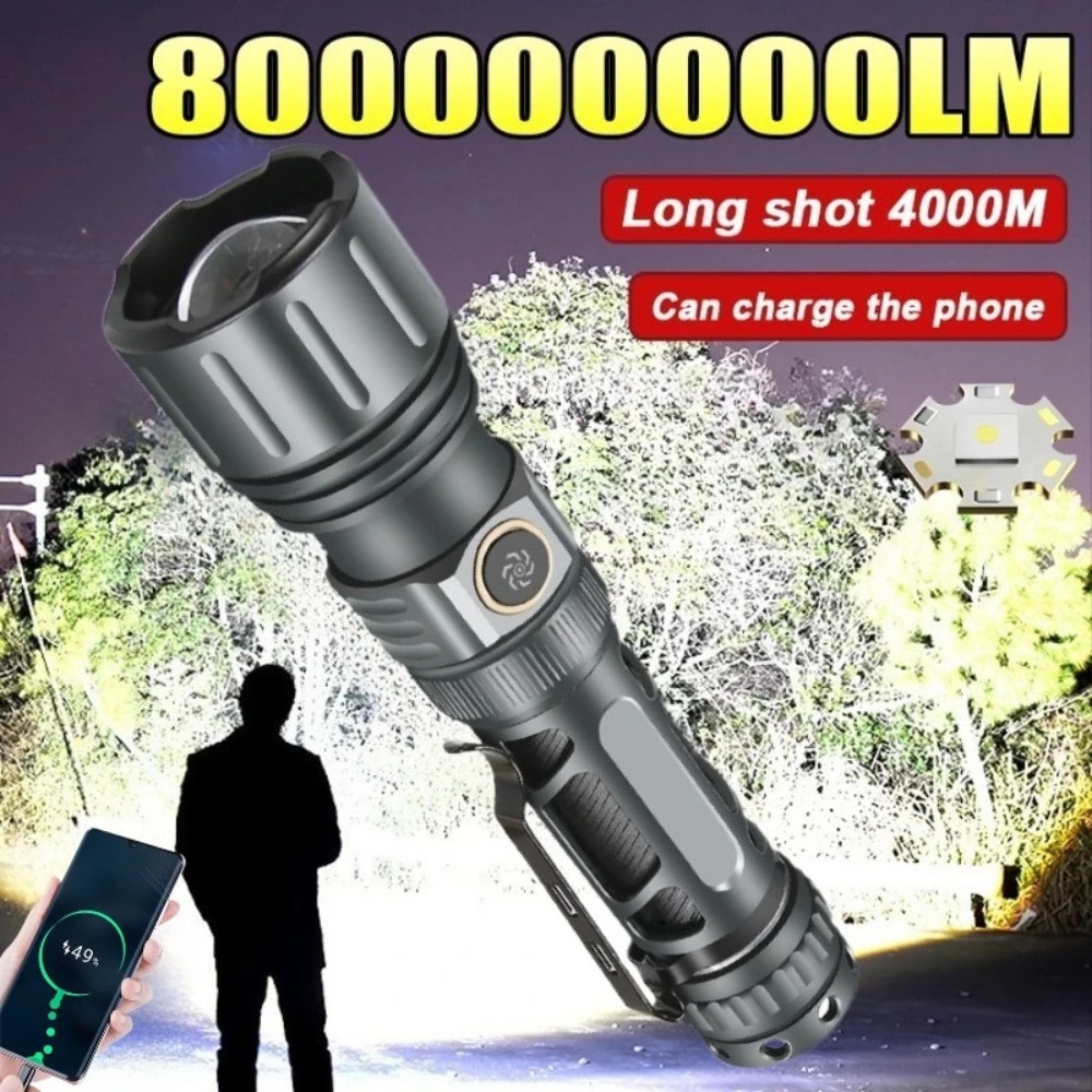 Super Bright Flashlight Portab - Tactical Flashlight Rechargeable บทวิจารณ์และราคา