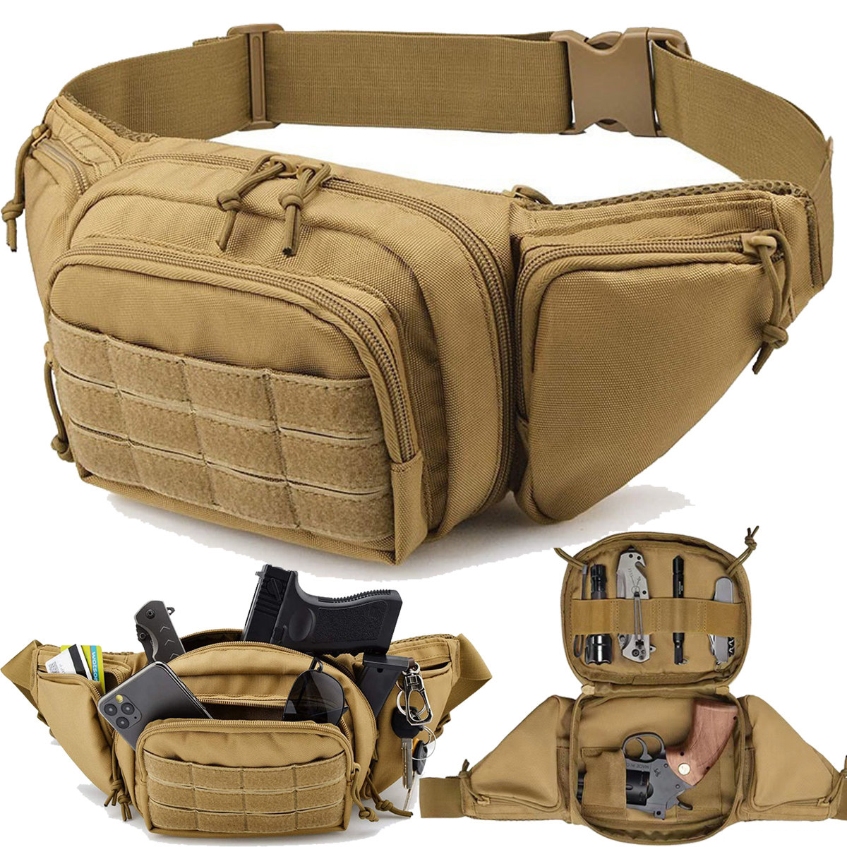 Hunting Waist Bag Men's Tactic - Outdoor Hunting Belt บทวิจารณ์และราคา