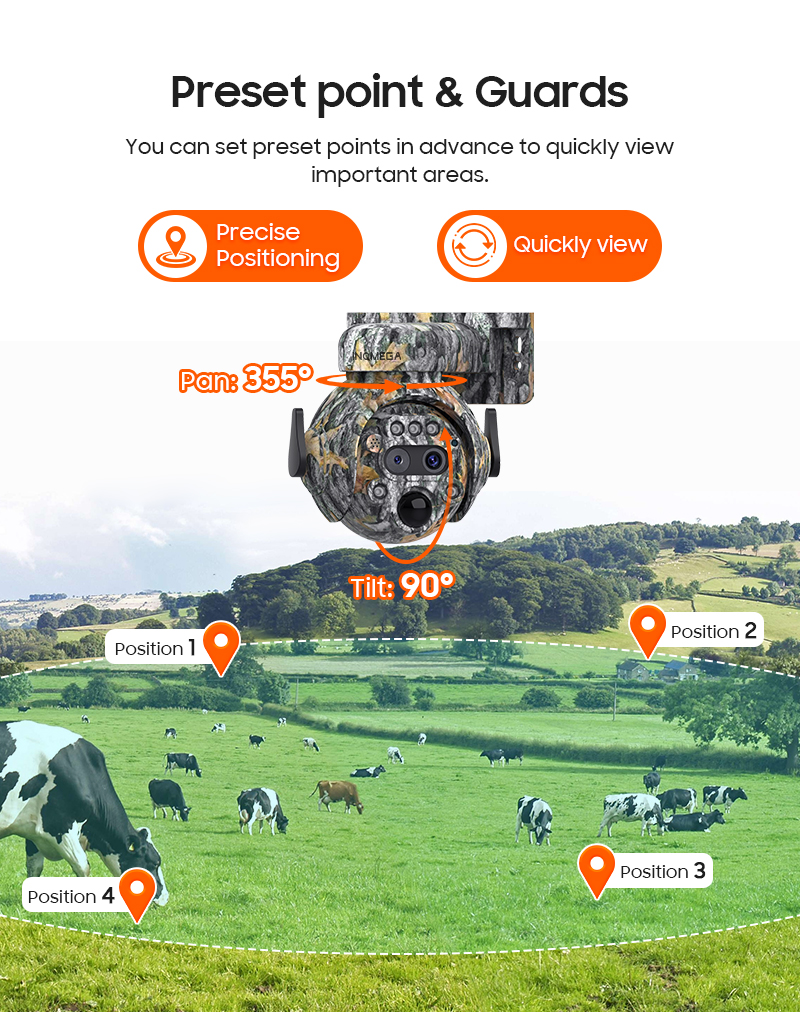 INQMEGA 4K 4G SIM Solar Securi - Outdoor Hunting Camera Wifi บทวิจารณ์และราคา