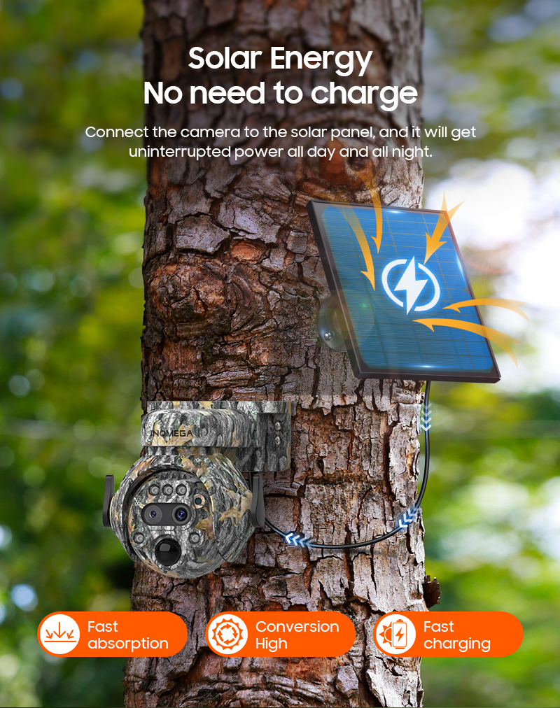 INQMEGA 4K 4G SIM Solar Securi - Outdoor Hunting Camera Wifi บทวิจารณ์และราคา