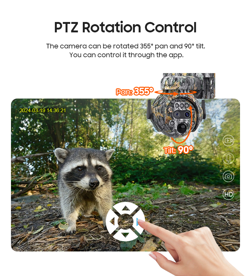 INQMEGA 4K 4G SIM Solar Securi - Outdoor Hunting Camera Wifi บทวิจารณ์และราคา