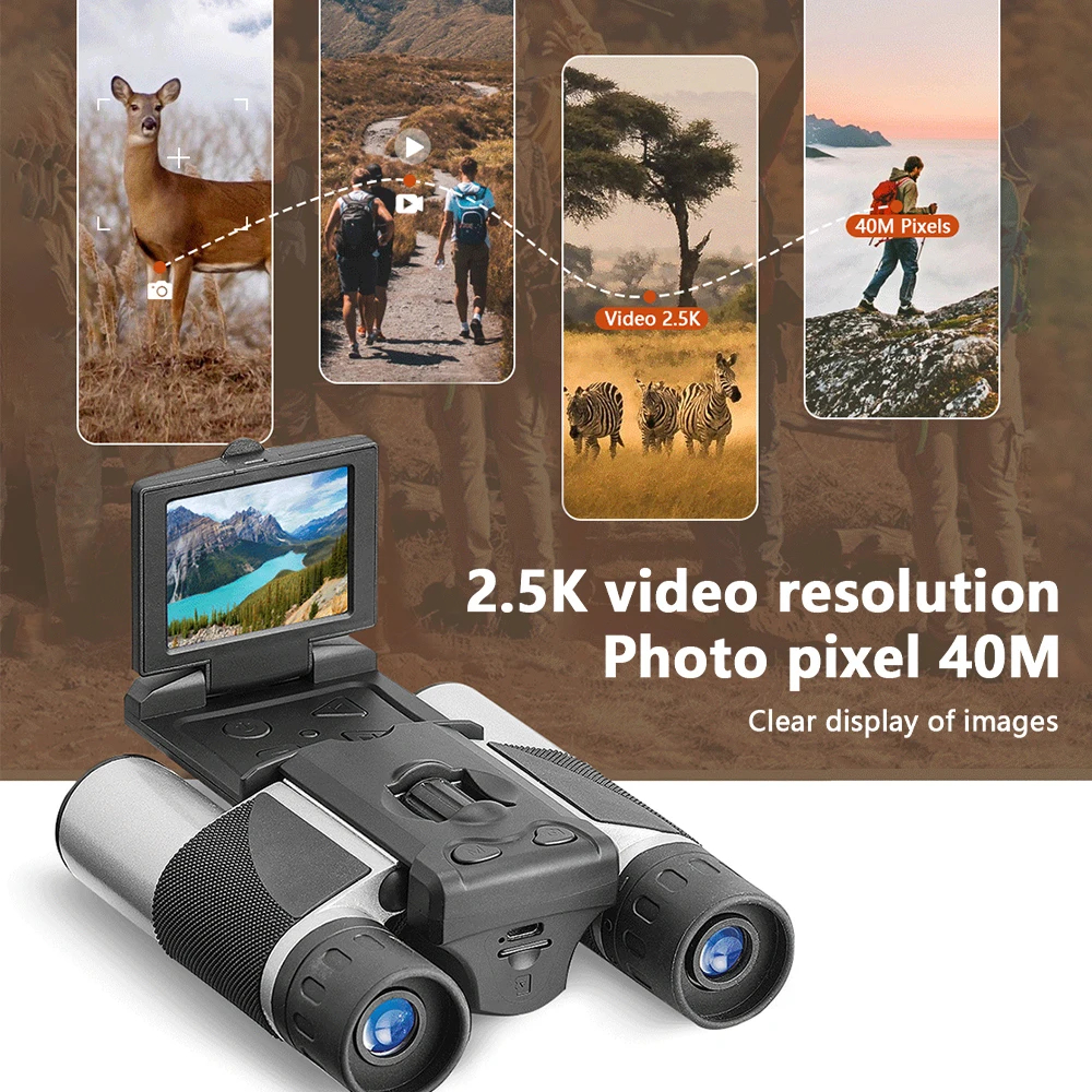 8X Digital Zoom Camera Binocul - Outdoor Hunting Videos บทวิจารณ์และราคา