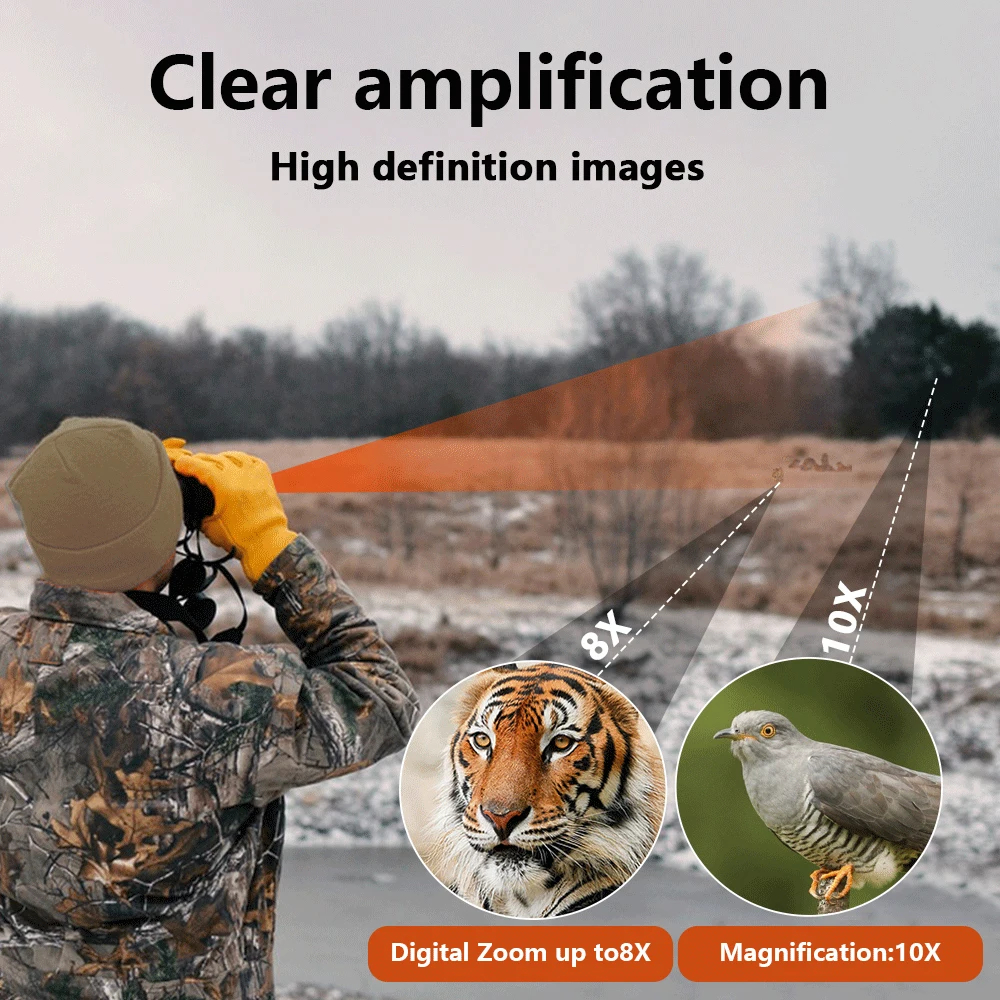 8X Digital Zoom Camera Binocul - Outdoor Hunting Videos บทวิจารณ์และราคา