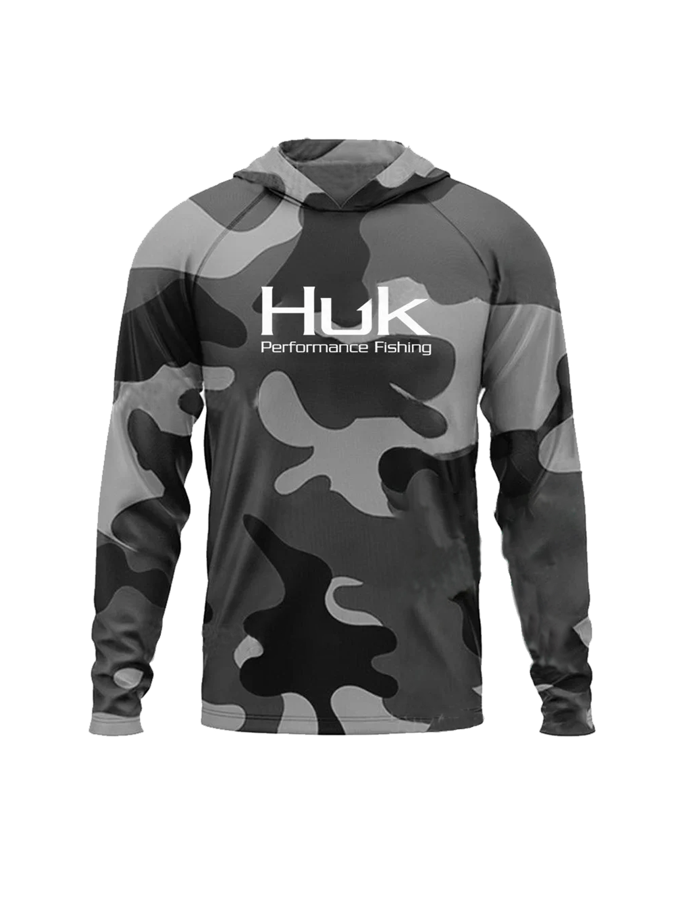 Men's Long Sleeve Fishing Hood - Outdoor Hunting Hoodie บทวิจารณ์และราคา
