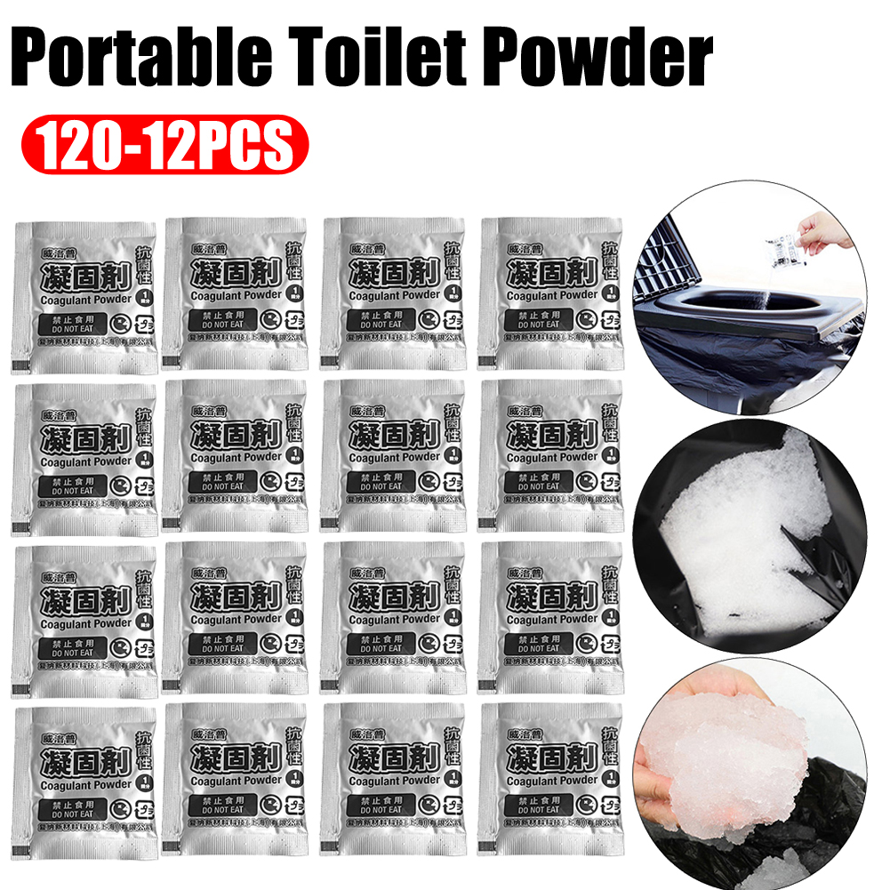  120-12Pc Camping Toilet Chem - Outdoor Hunting Toilet บทวิจารณ์และราคา