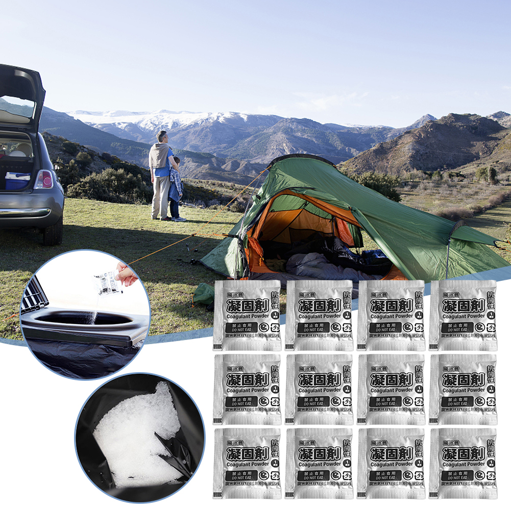  120-12Pc Camping Toilet Chem - Outdoor Hunting Toilet บทวิจารณ์และราคา