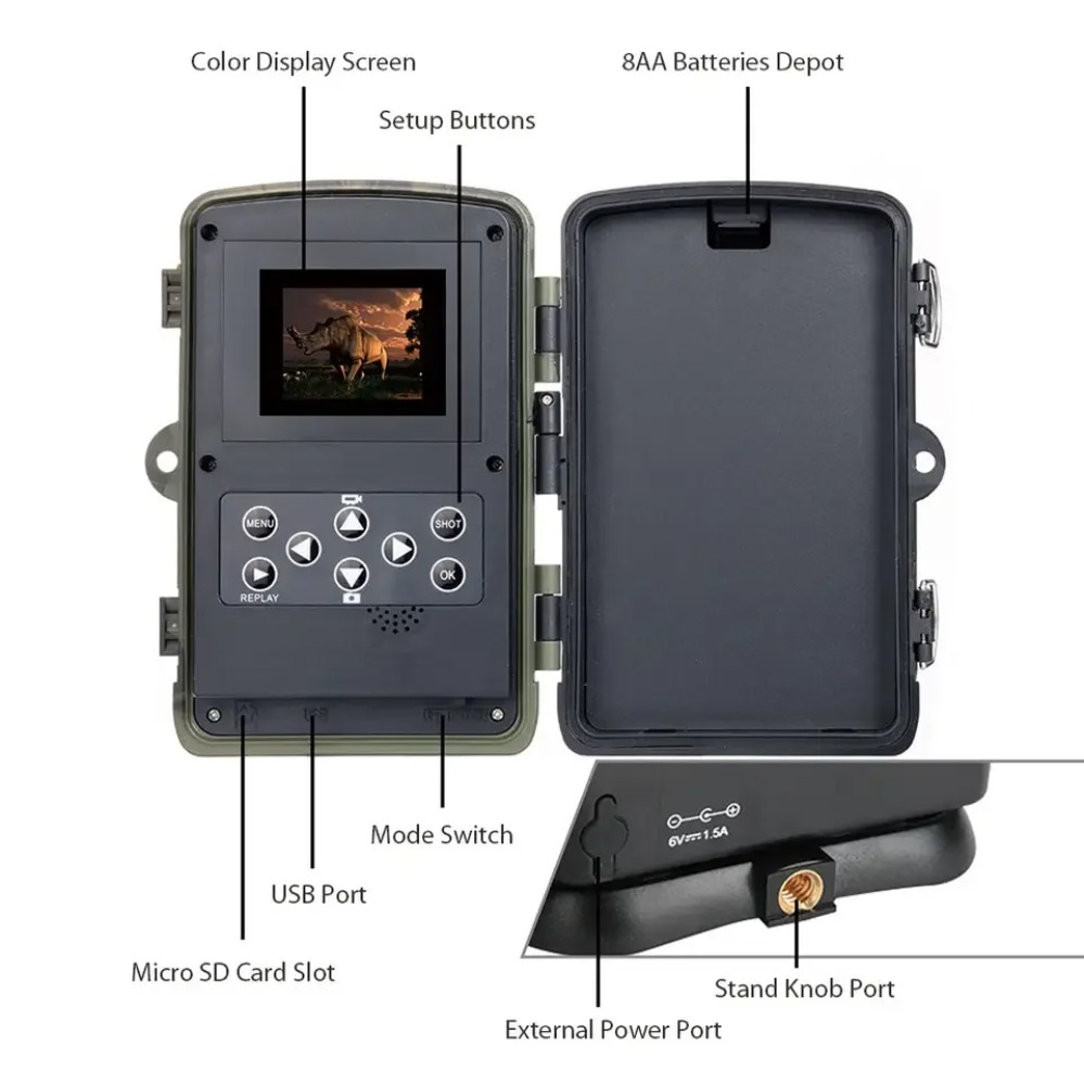 HC802A Wildlife Trail Camera 2 - Outdoor Hunting Videos บทวิจารณ์และราคา