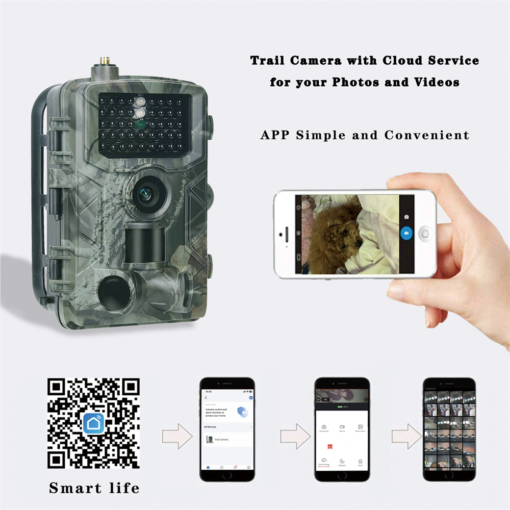 30MP 2K 4G Outdoor Infrared Hu - Outdoor Hunting Videos บทวิจารณ์และราคา