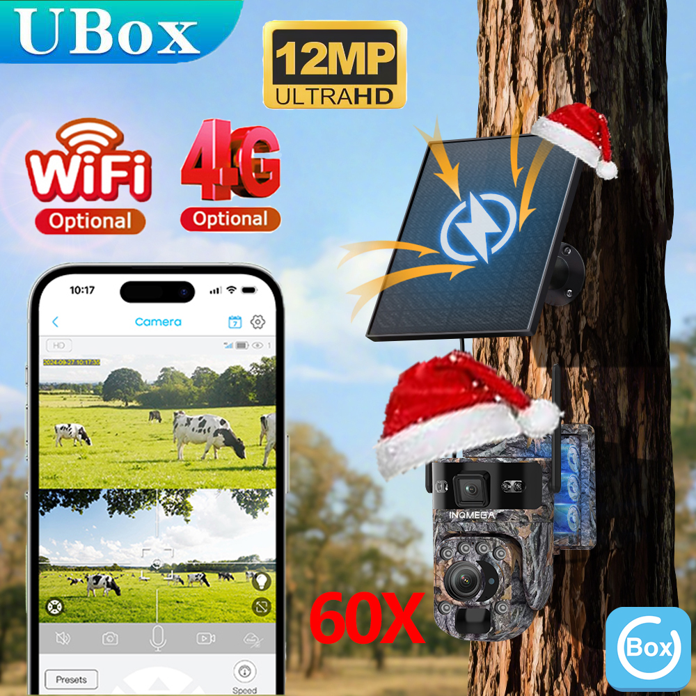 INQMEGA  6K 12MP 4G Solar Hunt - Outdoor Hunting Camera Wifi บทวิจารณ์และราคา