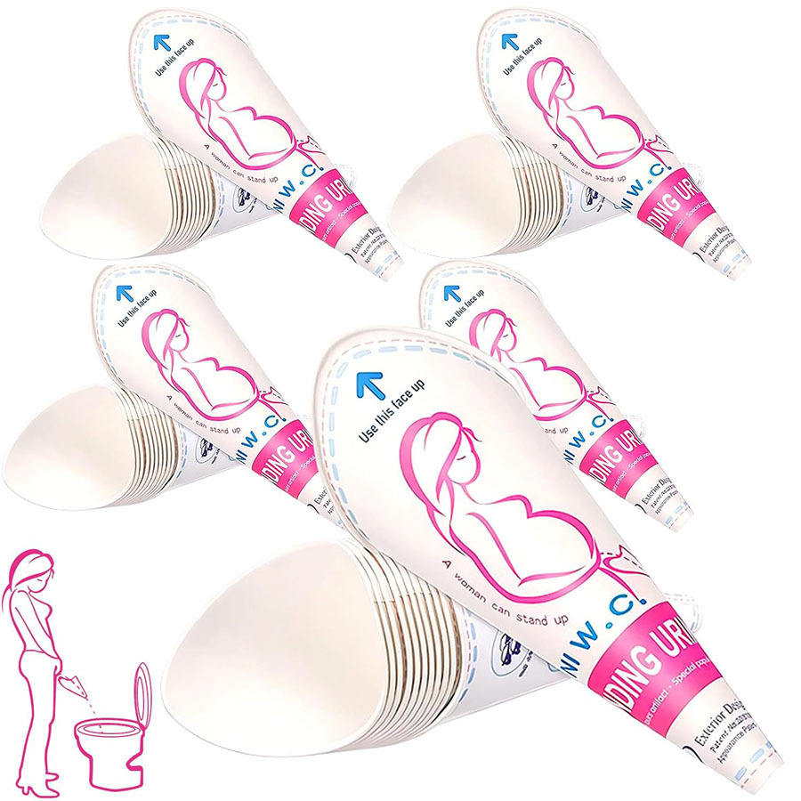 6/12/24pcs Disposable Female U - Outdoor Hunting Toilet บทวิจารณ์และราคา