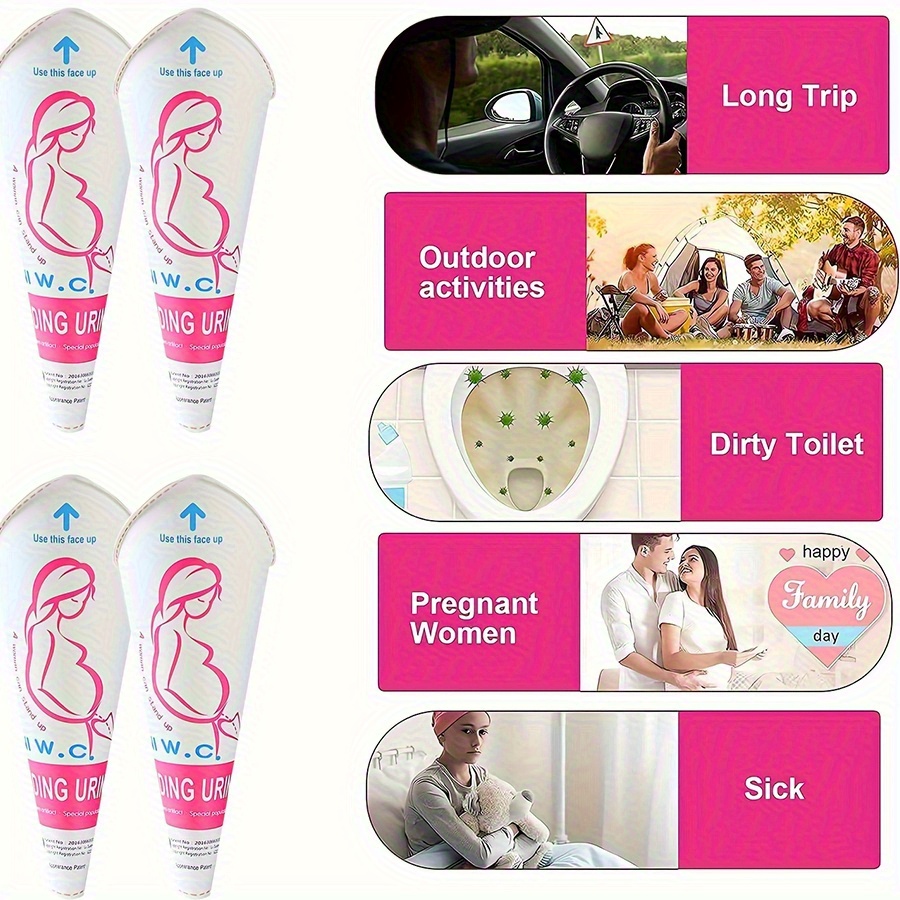 6/12/24pcs Disposable Female U - Outdoor Hunting Toilet บทวิจารณ์และราคา
