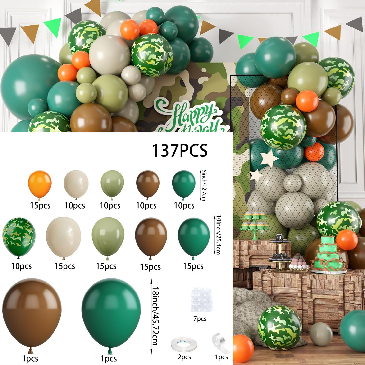 137PCS Amazon Hot Selling Retr - Outdoor Hunting Events บทวิจารณ์และราคา