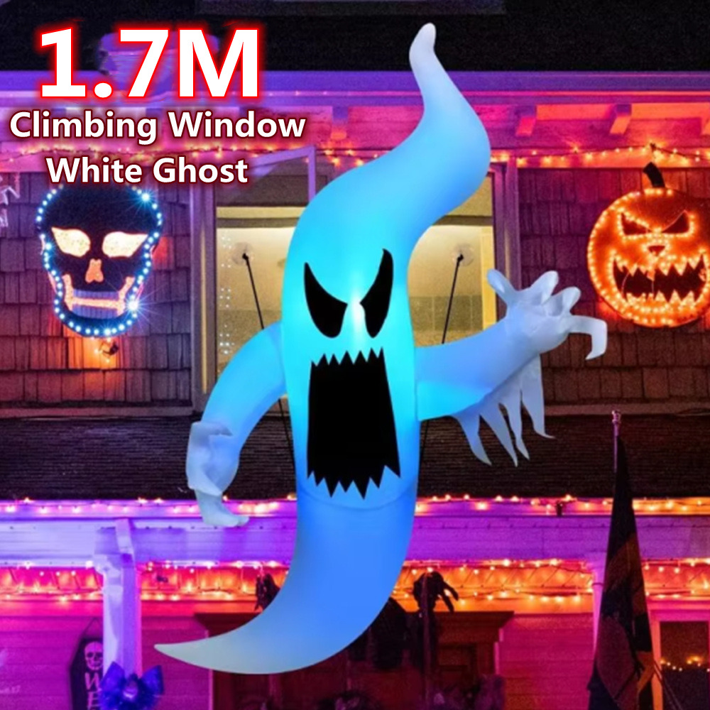 1.7M Halloween Inflatable Wind - Outdoor Hunting House บทวิจารณ์และราคา