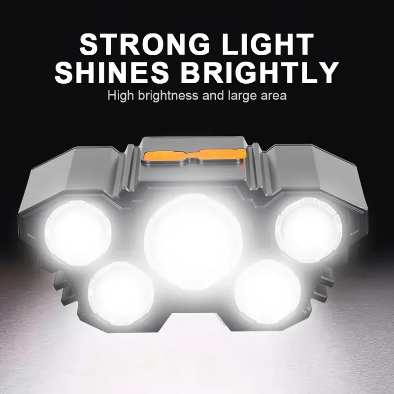 Portable 5LED Outdoor Headlamp - Hunting Fishing Outdoor บทวิจารณ์และราคา
