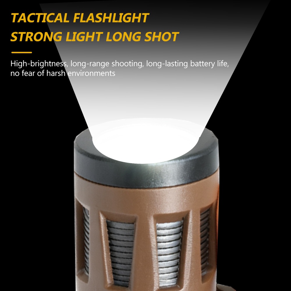 BOOIU Tactical Flashlight 400  - Outdoor Hunting Lights บทวิจารณ์และราคา